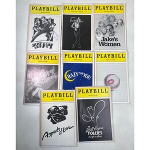 Vintage‎ Broadway Playbill Lot 90s Aspects of Love City of Angels, Fosse Tickets